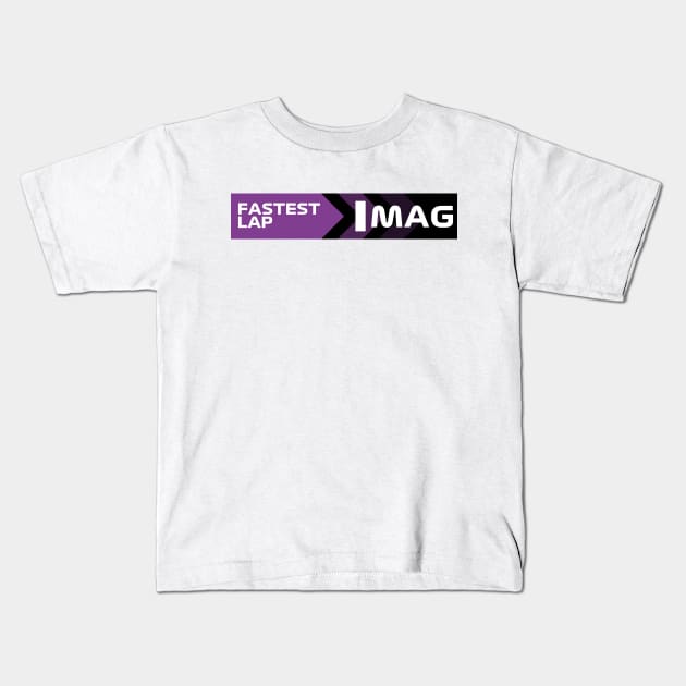 Kevin Magnussen Fasatest Lap F1 Kids T-Shirt by F1LEAD